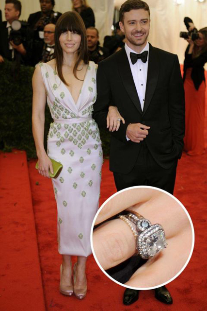 Hollywood’s Best Celebrity Engagement Rings Jessica Biel & Justin Timberlake.jpg