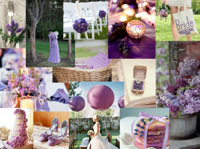 lilac wedding