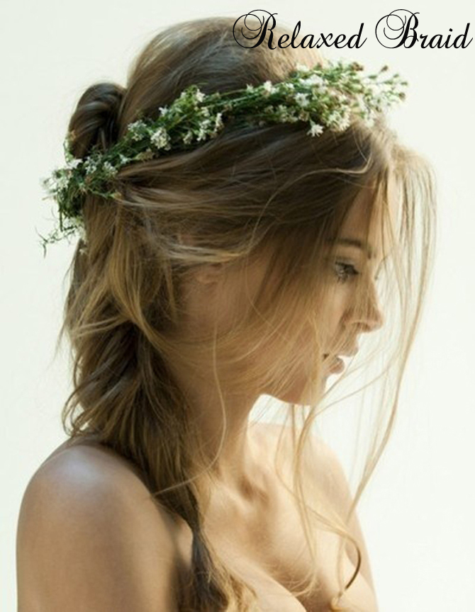 simple wedding hair