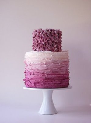 Purple ombre cake